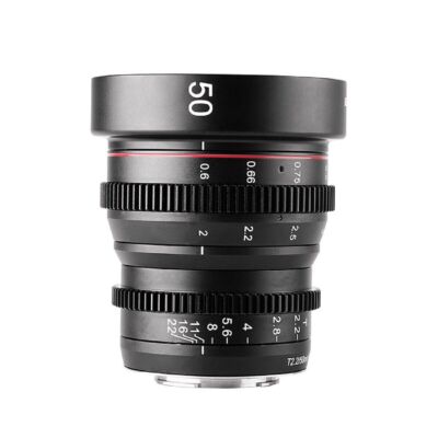 Meike 50mm T2.2 Manual Focus Large Aperture Prime Lens for Sony E-mount Cameras