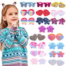 Girl Hair Rope Sparkly Elastic Hair Ties Children Hair Ring Ponytail Holder