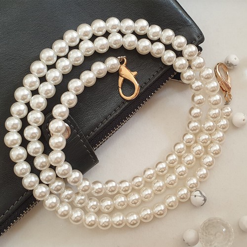 Korean Style Fashion Pearl Strap Pearl Belt For Shoulder Bag Replacement Strap - Photo 10/31