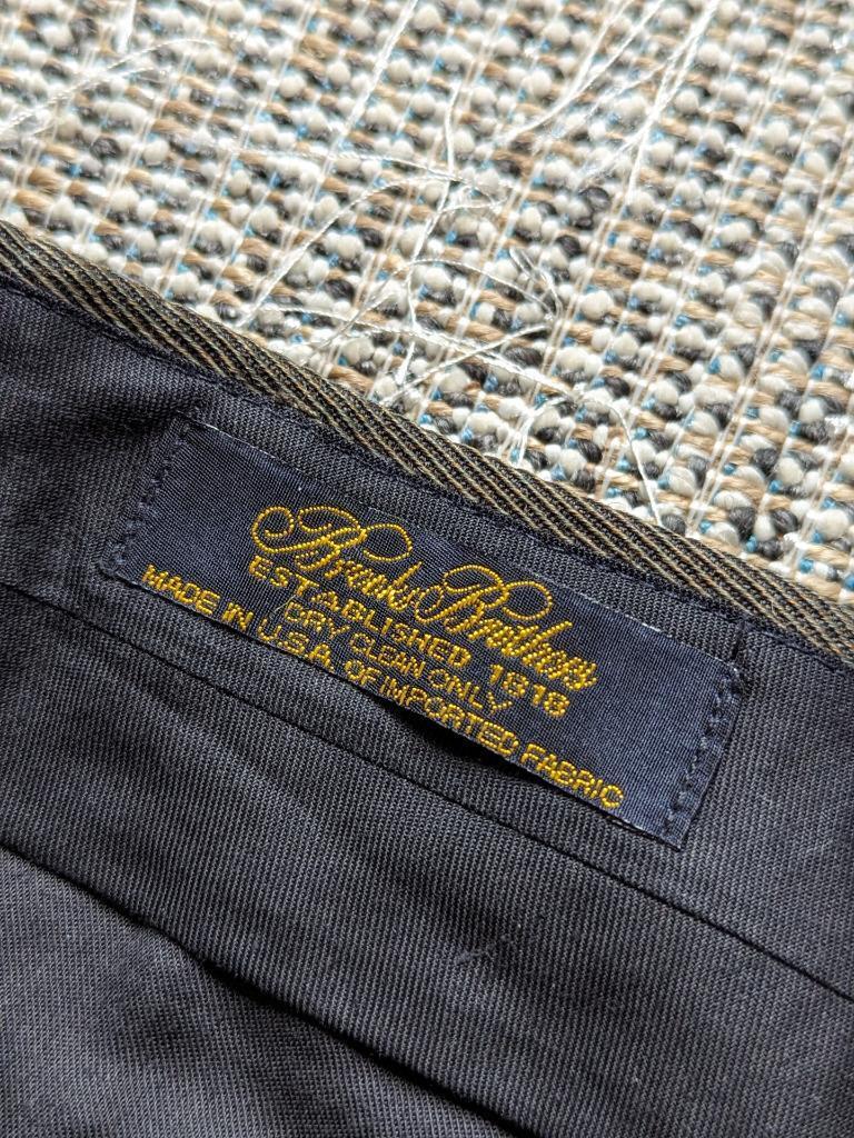 vintage USA made BROOKS BROTHERS wool trousers 36… - image 2