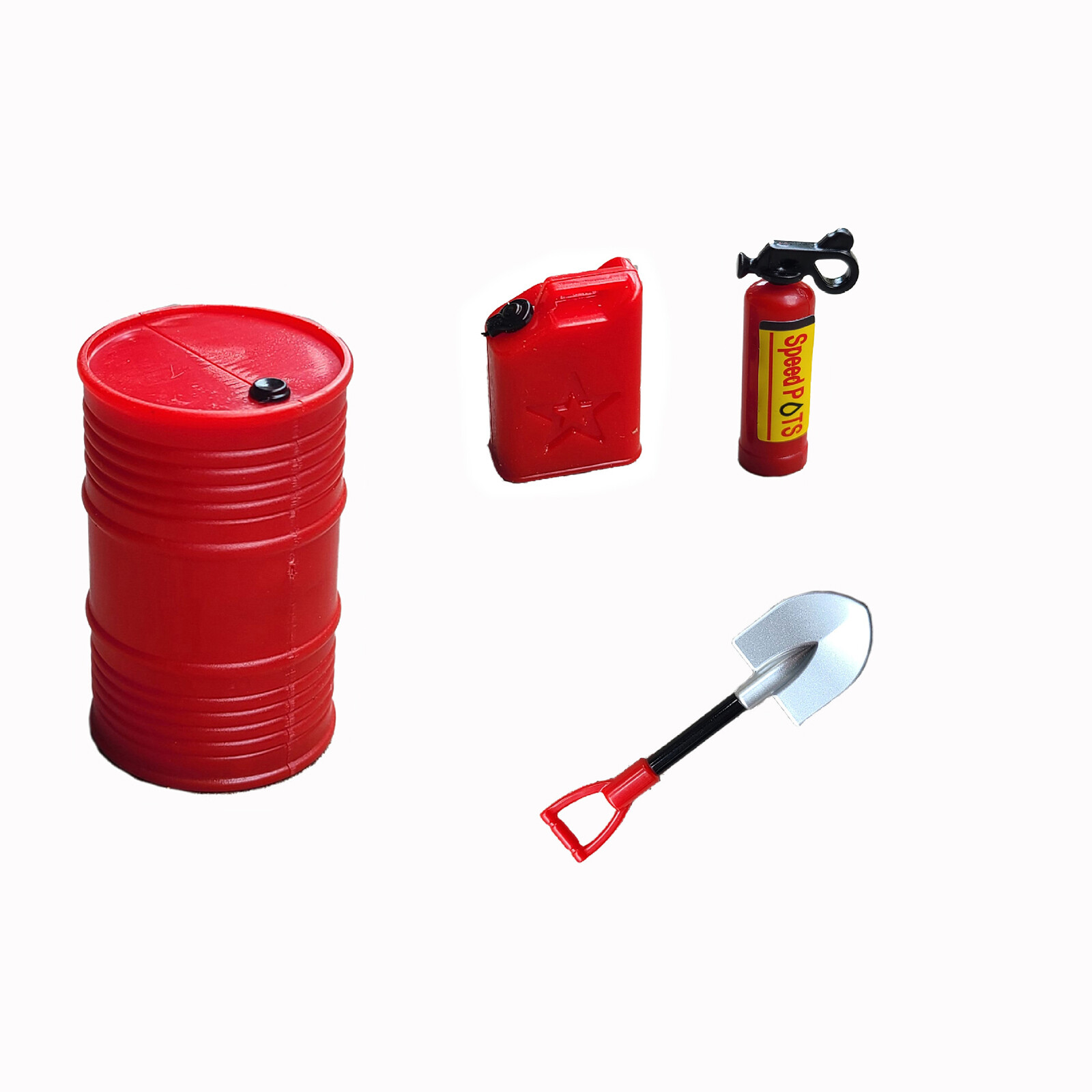 Mini Fire Extinguisher & Tool Set for Jimny SCX24 RC Crawler