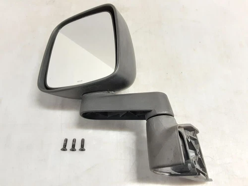 Jeep TJ Wrangler OEM Driver Side Left Mirror Black 55395061AB 03-06 148335