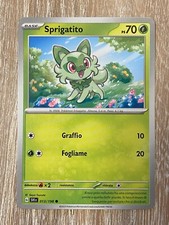 Sprigatito 013/198 Comune -Scarlatto e Violetto Carta Pokemon ITA