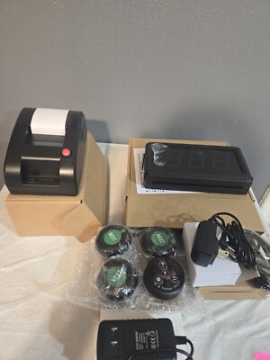 KOQICALL Take a Number System Queue Wireless Calling System With 1 Electronic...