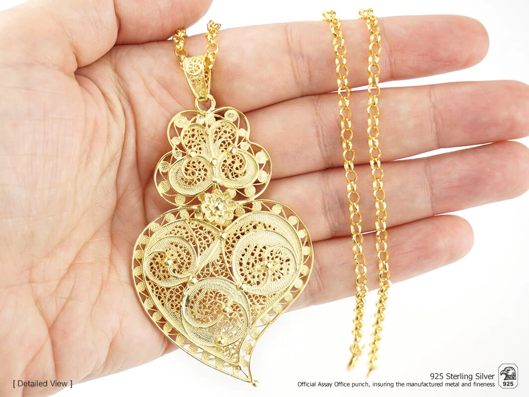 Ebay heart necklace best sale