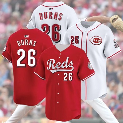 SALE! Welcome Burns Chase #26 Cincinnati Red Name & Number AOP Gift Fan Made