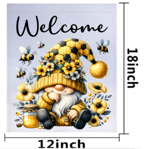 Sonnenblume Garten Flagge groß 12x18 Wichtel Outdoor Hof Willkommen Wohndeko Sommer - Bild 6 von 7