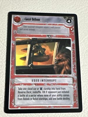 SWCCG: Local Defense Special Edition Star Wars CCG Decipher