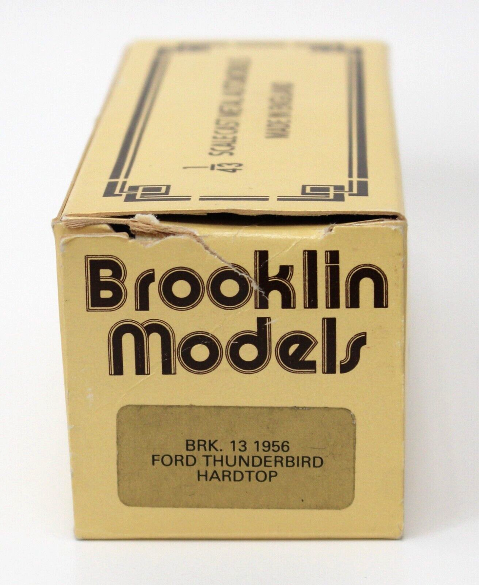 Miniature Brooklin 1/43 - Ford Thunderbird Hard Top 1956 - Rouge