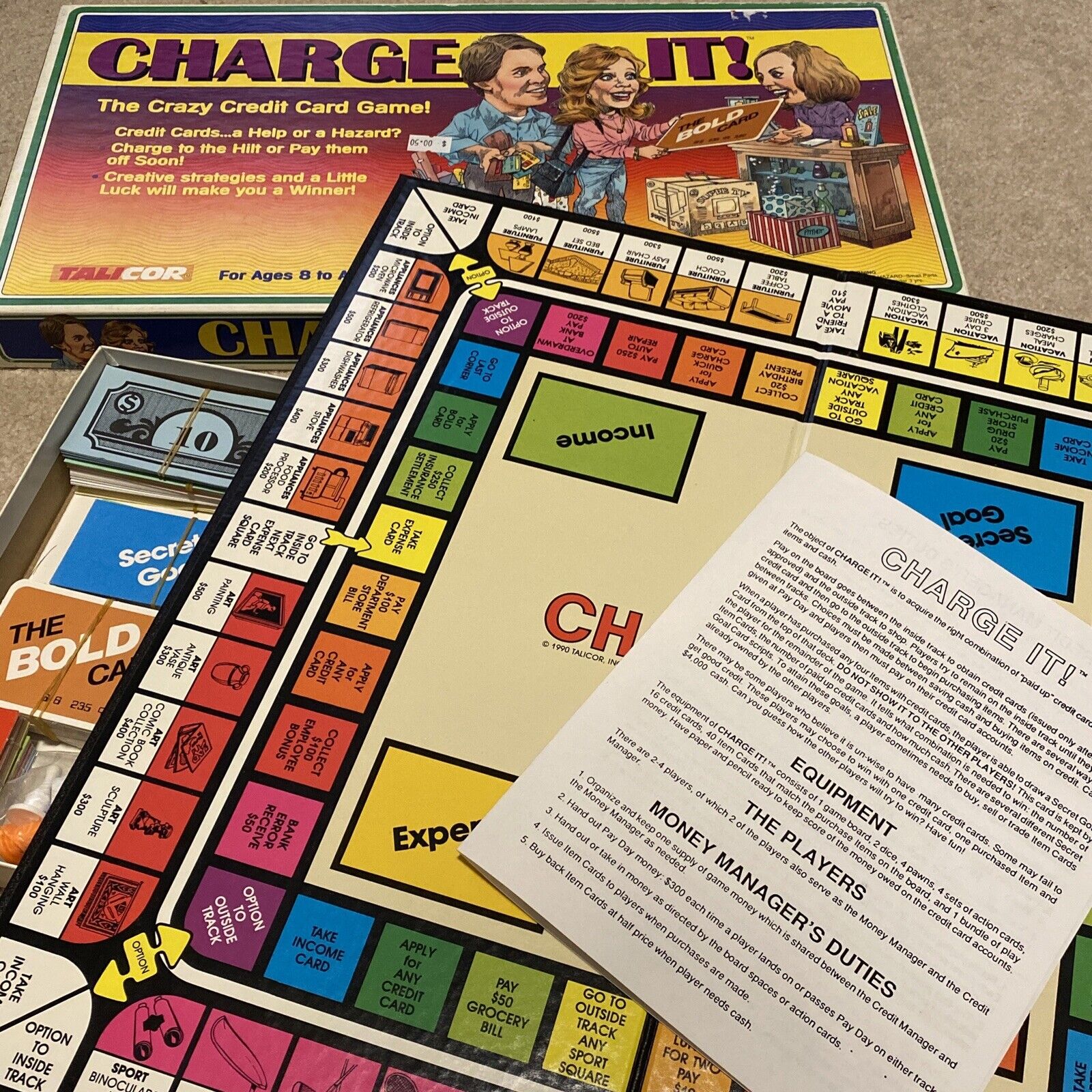 Charge It, The Crazy Credit Card Game, 1996 Talicor No. 1282