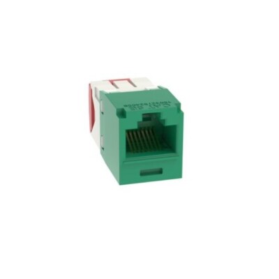 Panduit CJ5E88TGGR Cat-5e Jack Module UTP RJ45 8P8W TG-Style Green