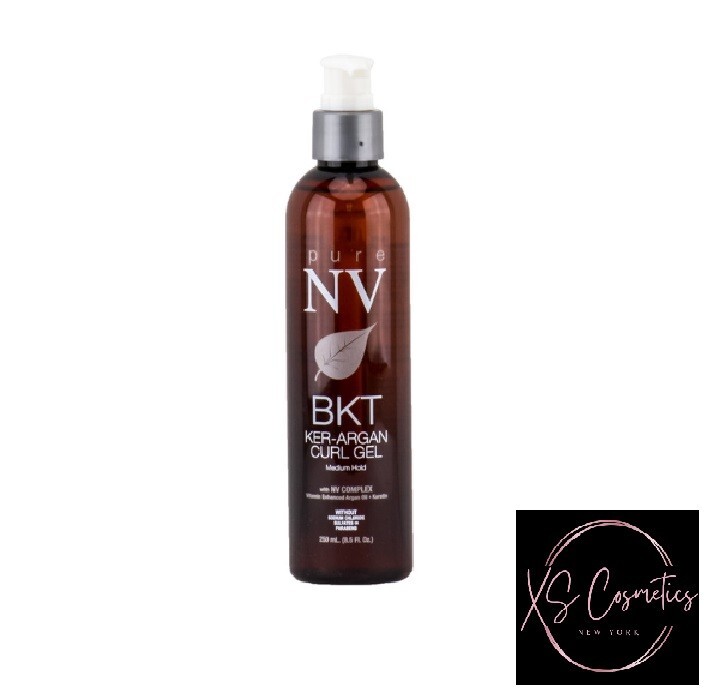 Гель для завивки волос PURE NV BKT Ker-Argan Curl средней фиксации, 8,5 унций