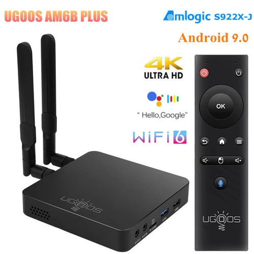 UGOOS AM6B Plus TV BOX Amlogic S922X-J Android 9.0 4G 32G WiFi6 1000M 4K TV Box - Bild 1 von 14