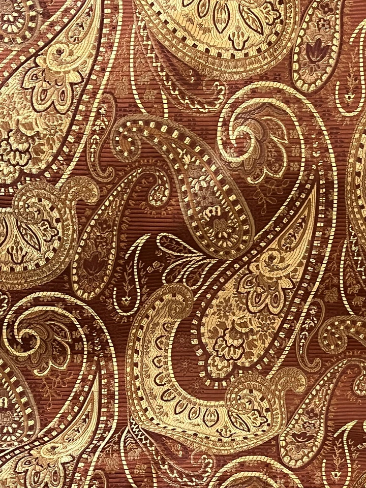 Fundas de almohada Croscill 2 Queen naranja quemado dorado cachemir Foto 2 de 4