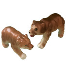 New ListingBone China Bear Figurines Vintage 1960'S Japan Mom And Cub Hand Painted