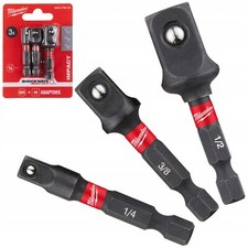 Milwaukee Shockwave Steckschlüsseleinsatz 1/4 6-kant auf 1/2 4  