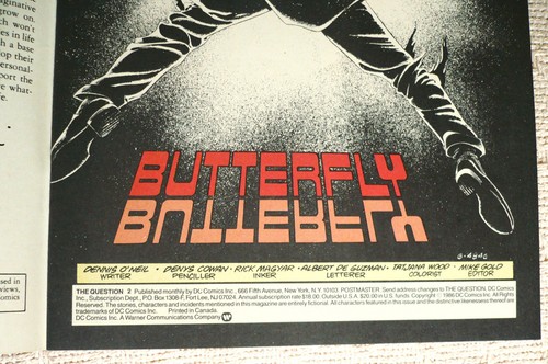 THE QUESTION #2 - 1987 DC - MINT! - Picture 4 of 6