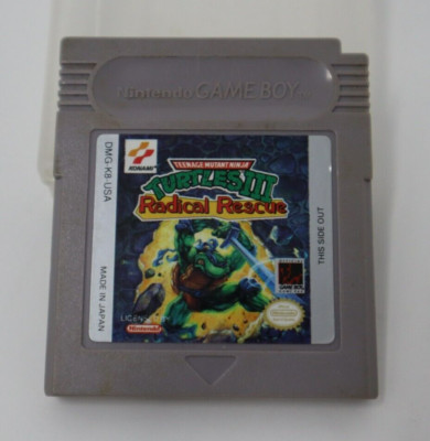 Teenage Mutant Ninja Turtles III 3 Radical Rescue (Nintendo Game Boy) Authentic