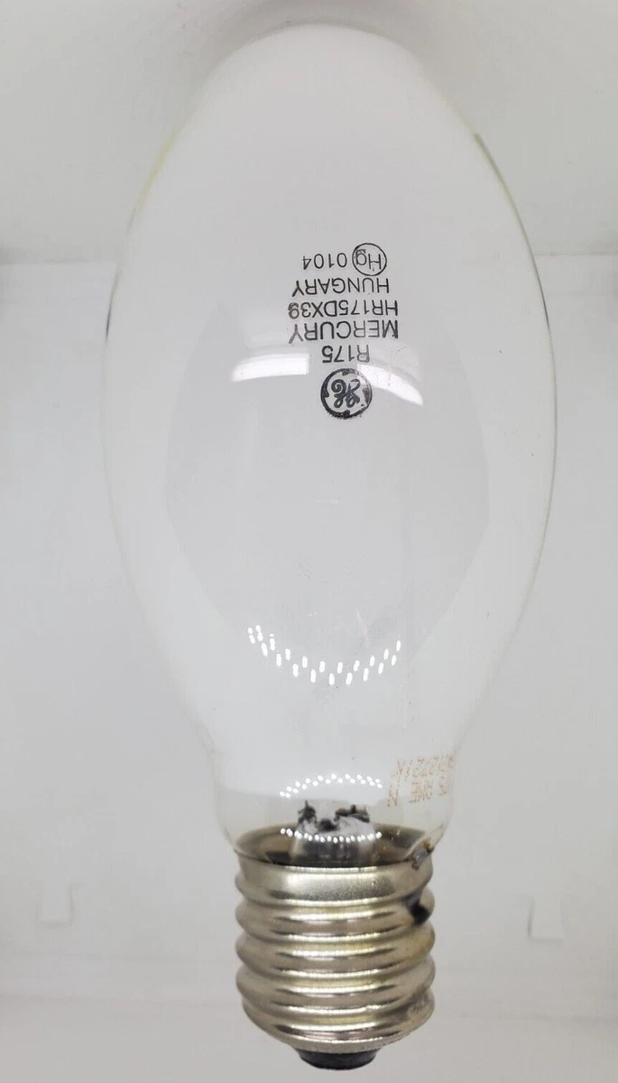 GE R175 Mercury HR175DX39 24062 175 Watt H39 Coated Lamp
