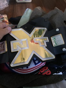 Official WWE Authentic NXT Championship Toy Title Belt Gold Wrestling 888306253647 | eBay
