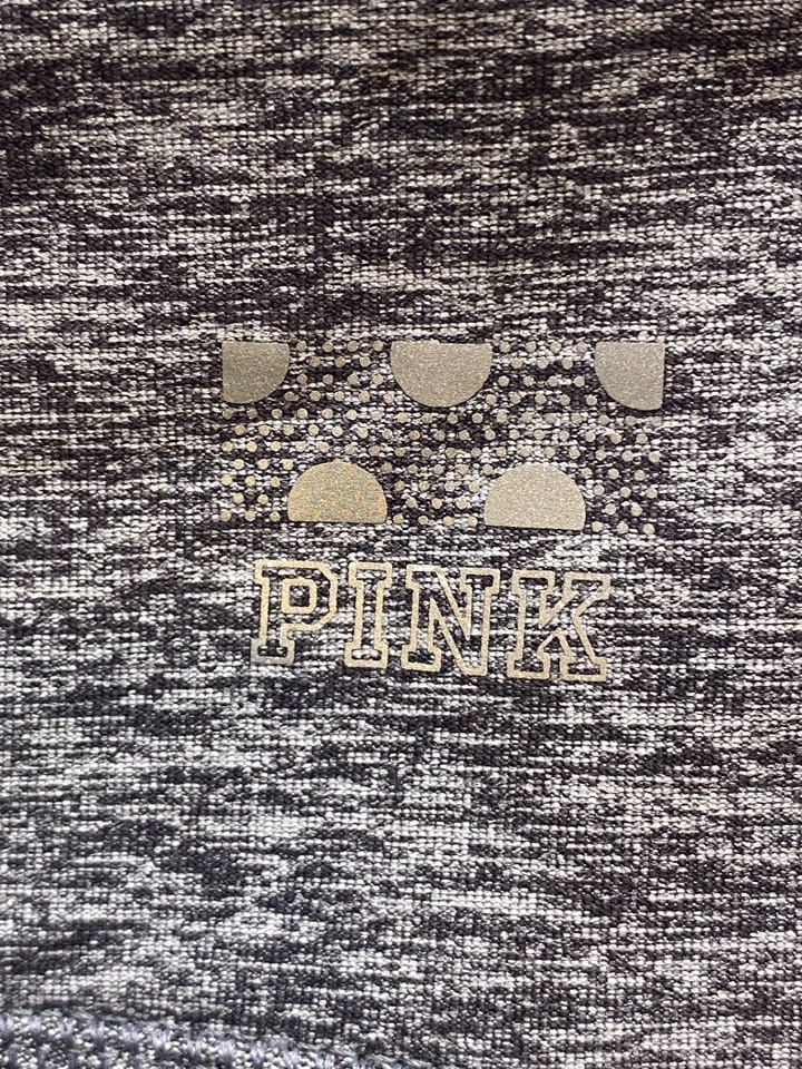 Leggings Victoria's Secret Rosa Mujer Medianos Brezo Negro Ultimate Crop Damas Foto 3 de 4