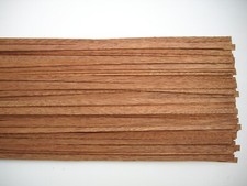 40 wooden strips Makore 1000 x 6 x 0.6 mm