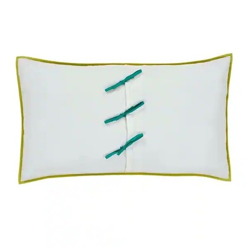Ropa de cama blanca bohemia VHC Everly Sham algodón geométrico (1 edredón y 2 fundas) - Imagen 3 de 18