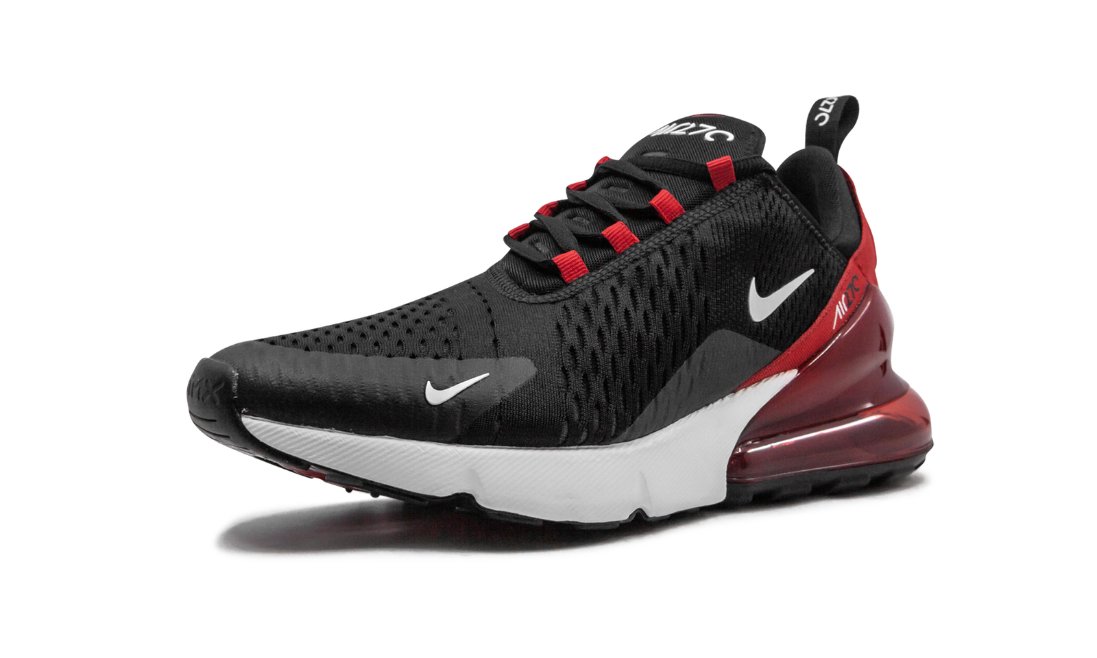 black and red nike air max 270