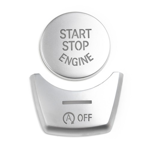 2pcs Chrome Engine Start Stop Push Switch Button Cover for BMW 5 Series F10 F07 - Picture 7 of 24