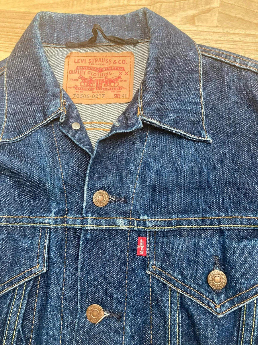 Vintage Levi's 70505-0217 Jacket Big E Levis Jacket, Made in USA 90s