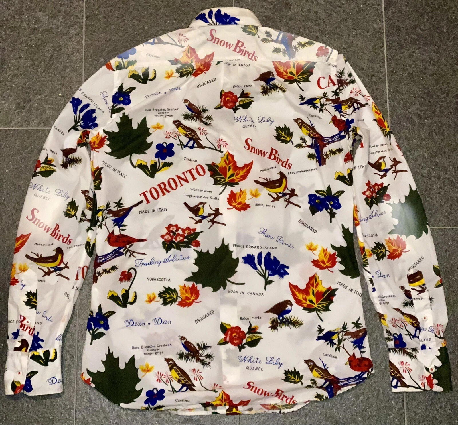 DSQUARED2 F W 2005 SNOW BIRDS 50 FEDE GIGOLO CAMICIA TEMPO LIBERO CAMICIA CAMICIA ABITO