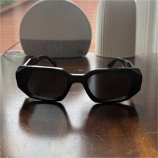 PRADA Symbole Women s Rectangle Sunglasses Bl...