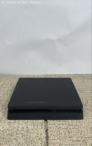 Sony PlayStation 4 PS4 Slim Console Black CUH-2015A For Parts / Not Working Read