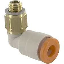 3PC SMC CORPORATION KQ2L01-32A Tubing Fitting,Threaded Type,Male Elbow,1/8-in T