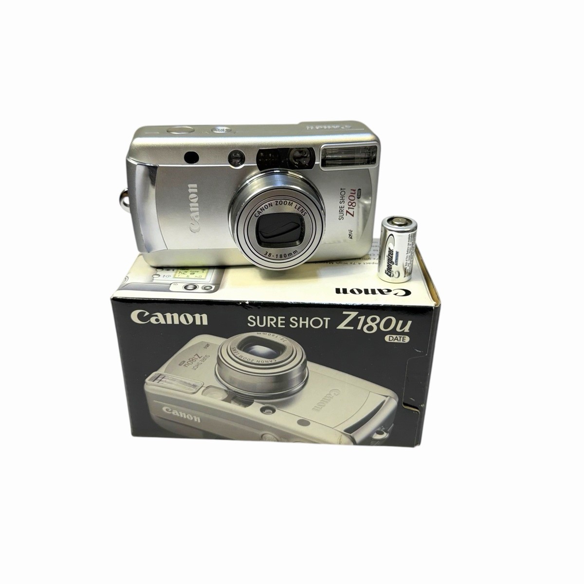 Canon 180mm ☆送料無料☆ Canon Sure Shot Z180u 35mm Film Camera 38-180mm Zoom Tested New