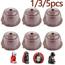 6pcs Reusable Coffee Capsule For Nescafe Dolce Gusto Machine Refillable Coffee