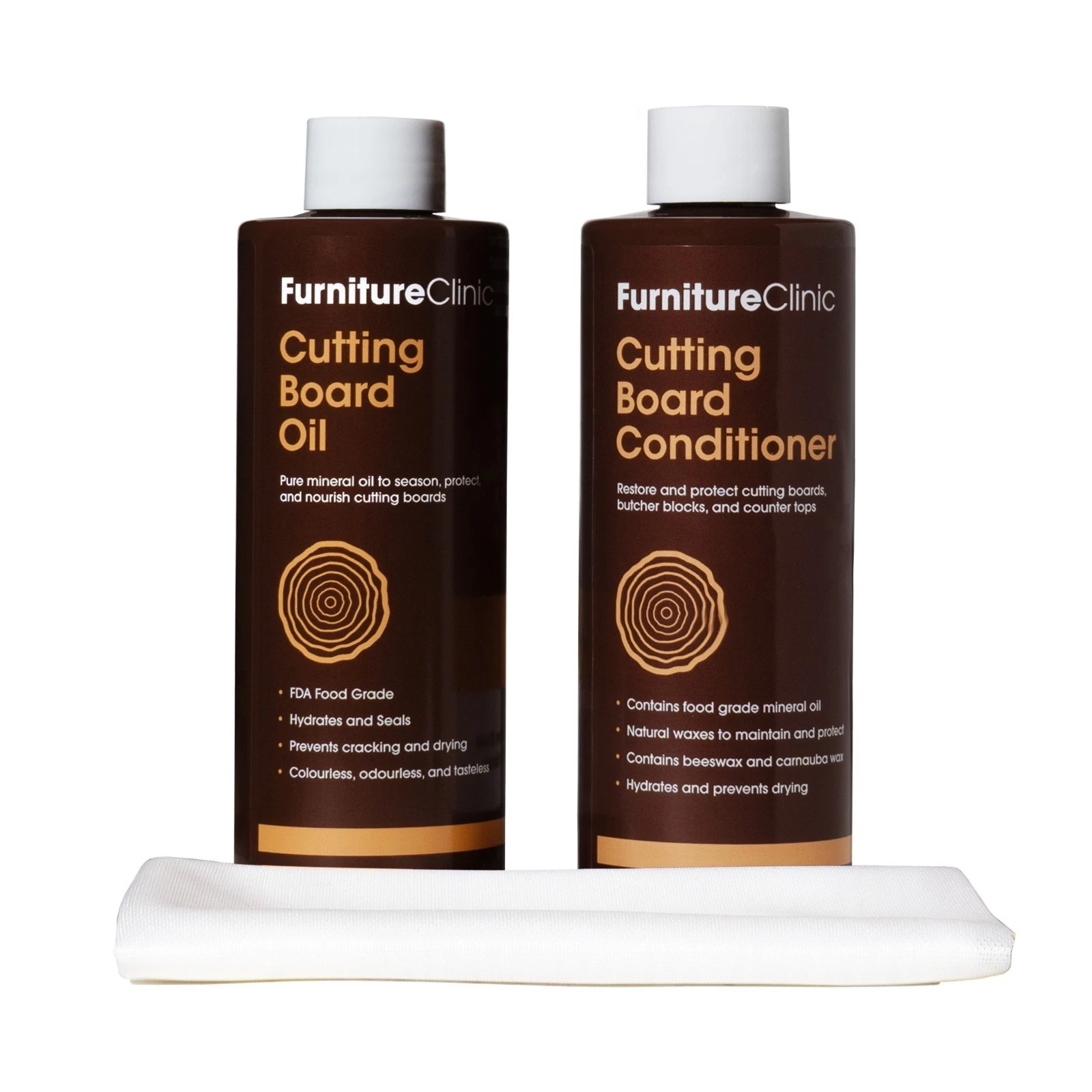 Chopping Board Oil & Conditioner Care Kit - Worktop Cutting Board Butcher Block
Opens in a new windo