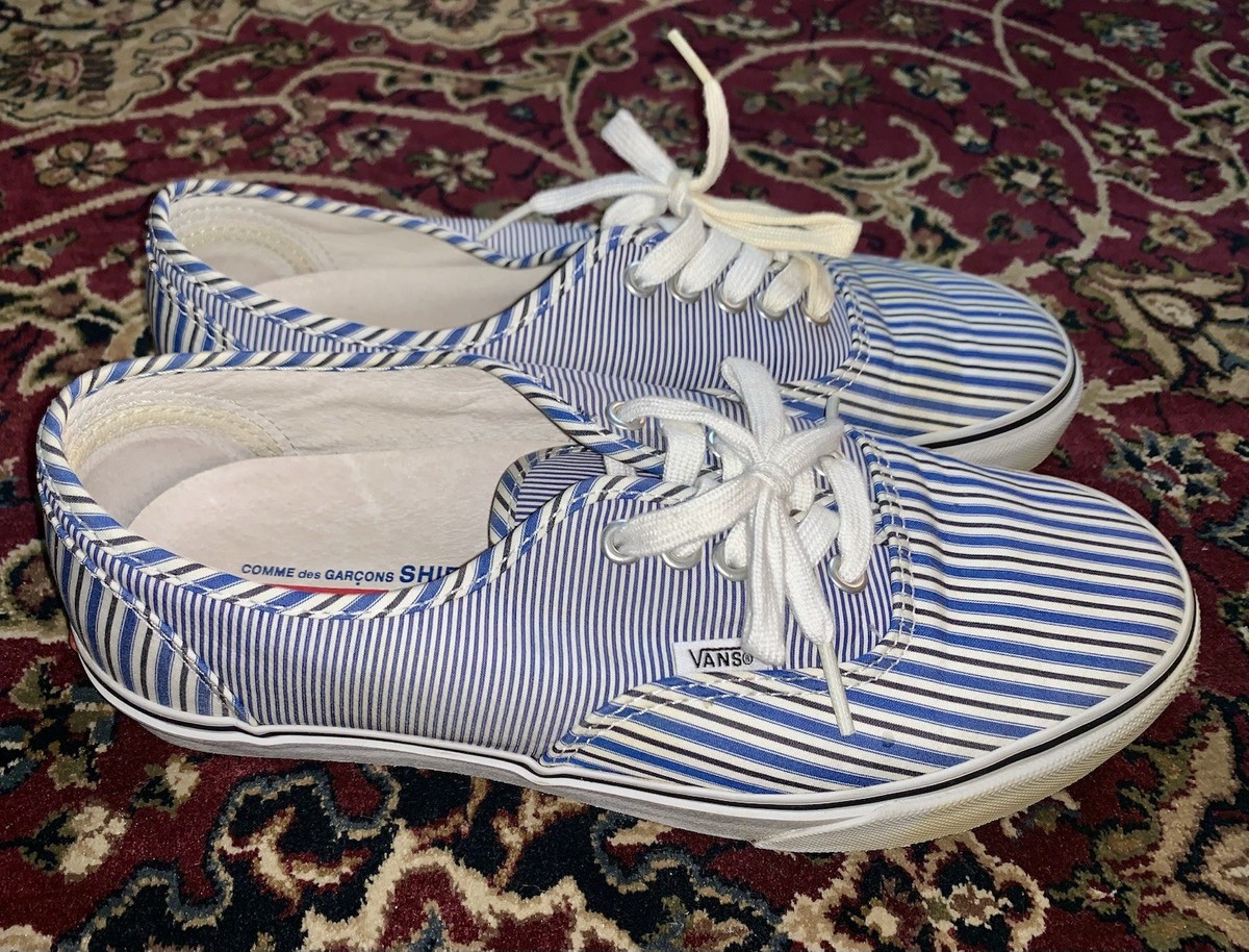 Supreme x Vans Authentic Pro Blue Comme Des Garçon 8.5 New DS SS12