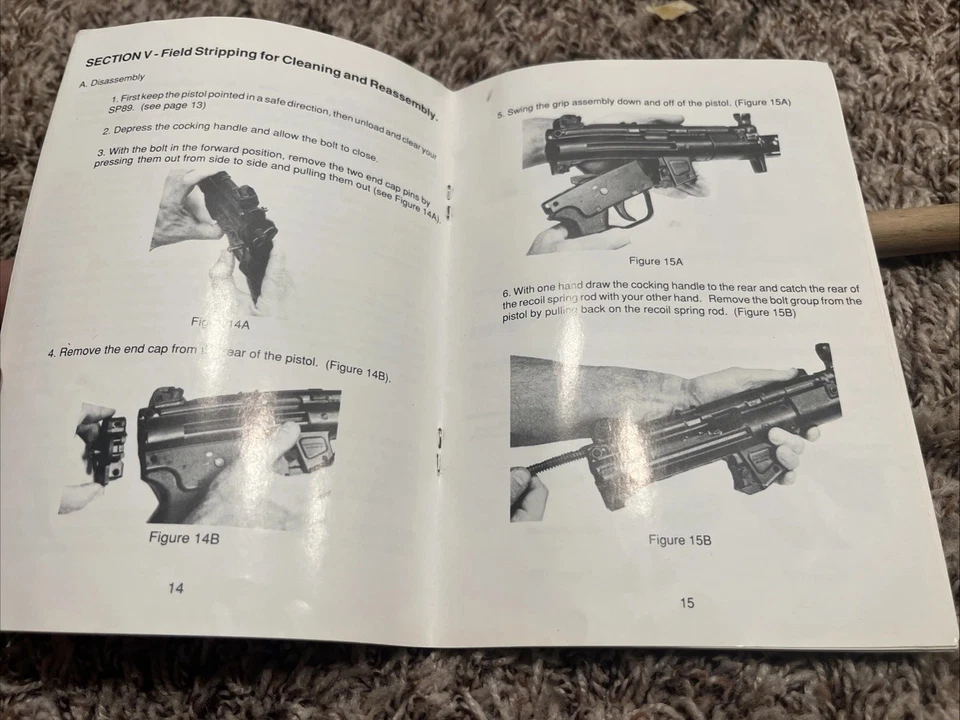 Pistola Heckler & Koch HK SP89 1993 manual de instrucciones Sp 89 Foto 4 de 4