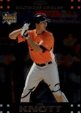 2007 Topps Chrome #282 Jon Knott RC Rookie Card. rookie card picture