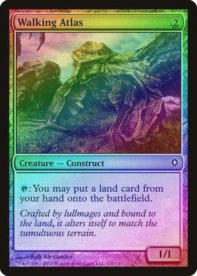 Walking Atlas FOIL Worldwake PLD Artifact Common MAGIC MTG CARD ABUGames |  eBay
