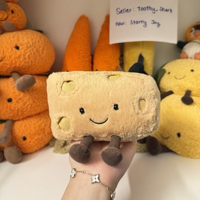 Jellycat Amuseables SWISS CHEESE - Retired & Very Rare - No Paper