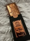 GERMANIA Mint 10 oz Copper Bar  Original Box