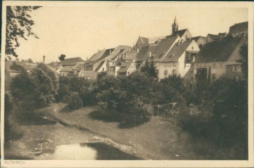 Postcard Old Church Alsace (No.9819)
