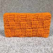 Handmade Crochet Swiffer Mop Cover Reusable Washable Orange Cleaning Pad