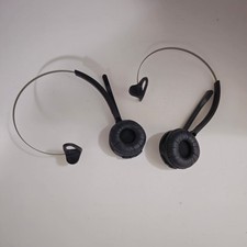 Jabra Single Ear Bluetooth Headphones and mic Black Lot of 2 - MISSING chargers