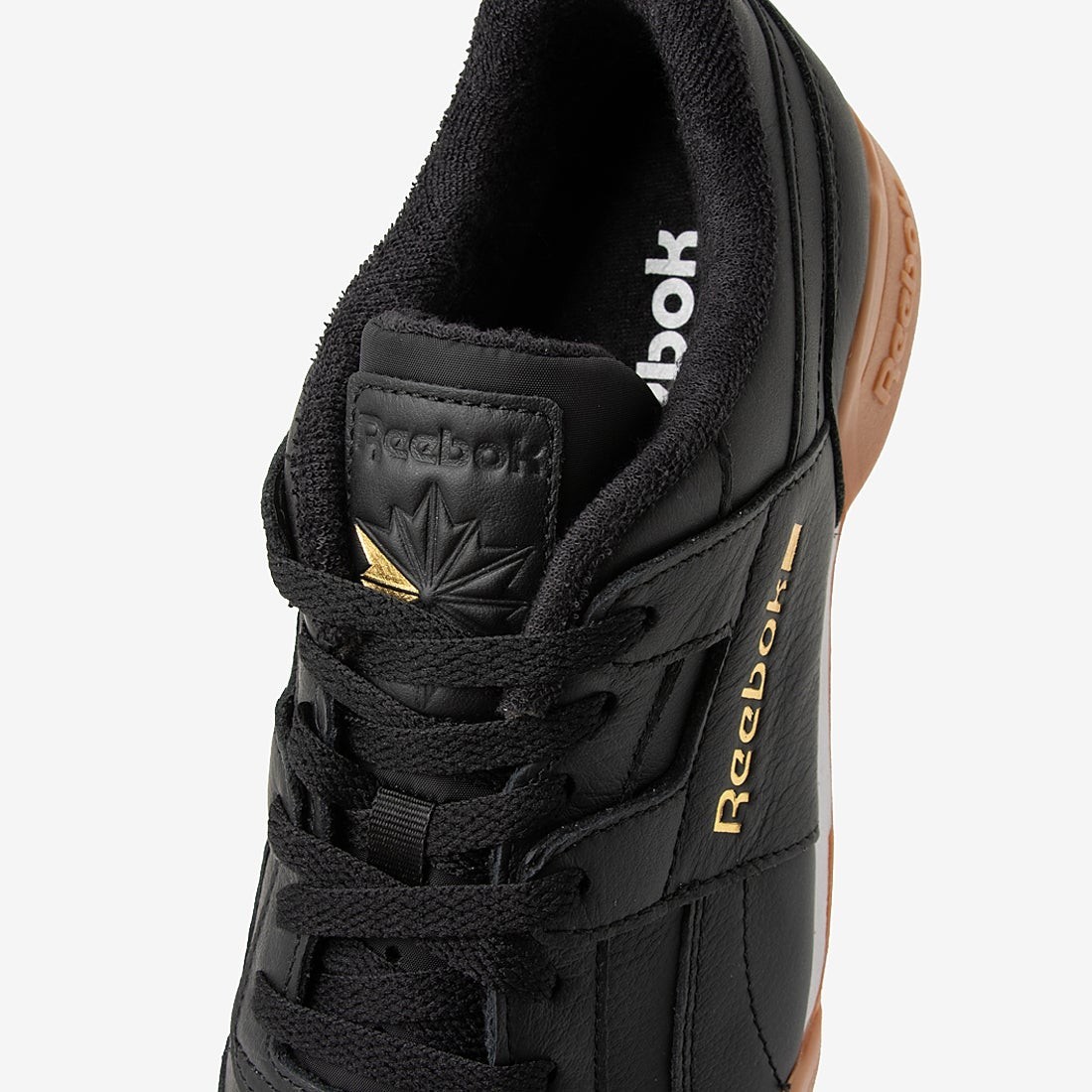 Reebok Workout Plus Casual Black Gold 100271709 Men's Size oki08 image 9