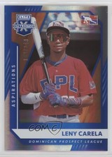 2021 Panini Elite Extra Edition Aspirations Blue 153/249 Leny Carela #184 0r5k