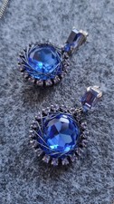 Konplott Ohrstecker Ohrring Hänger Kollektion Gem Royal Blau Lila NEU UNBENUTZT!