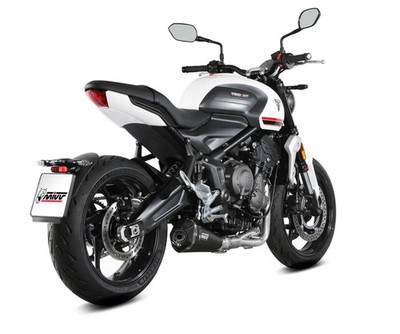 Komplette Auspuffanlage MIVV DELTA RACE Black für TRIUMPH TRIDENT 660 2021 2024